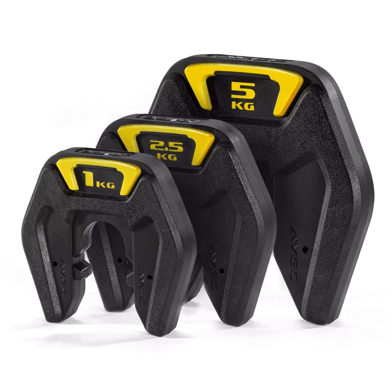 Quick Release Adjustable Barbell Plates Pairs - 2 x 5kg